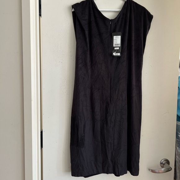 Escada Sport Black Suede Dress NWT - Picture 4 of 4